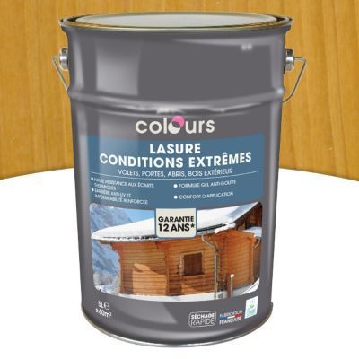 Lasure Ton chêne clair 12 ans Colours - 5 L