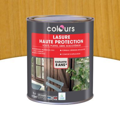 Lasure Ton chêne clair 8 ans Colours - 1 L