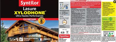 Lasure Xylodhone Syntilor Blanc 1L garantie 8 ans
