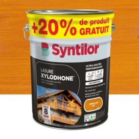 Lasure Xylodhone Syntilor chêne clair mat 5L+20% gratuit