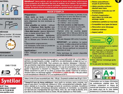 Lasure Xylodhone Syntilor Merisier doré 5L - 8 ans