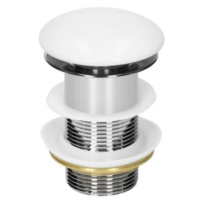 Lavabo céramique blanc avec garniture de vidage vasque a poser moderne 60x42 cm