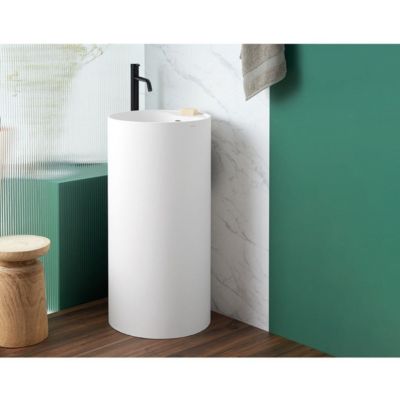 Lavabo colonne design VISTABELLA diam55 cm en sanydur
