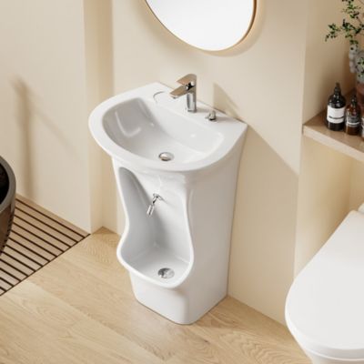 Lavabo d'ablutions Méca - Bassin Lavage des pieds Wudu Blanc - DILECI