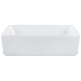 Lavabo en céramique 49 x 38 cm blanc TRAVESIA