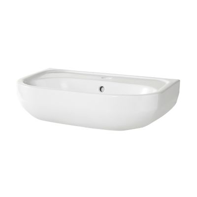 Lavabo en céramique blanc, l.56 x H.15 x P.40 cm, GoodHome Cavally