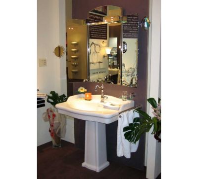 Lavabo sur colonne Louxor blanc Sarreguemines