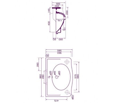 Lavabo sur colonne Louxor blanc Sarreguemines