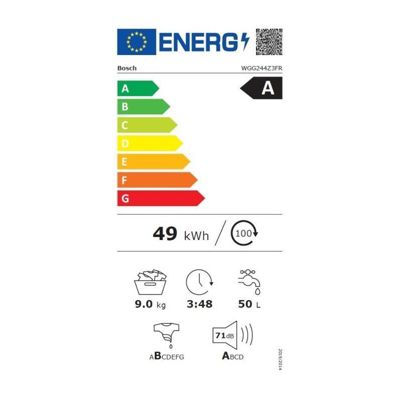 Lave-linge Frontal VESTEL Linetech 5kg, 1400 Tours/min, Classe A, Blanc, Occasion