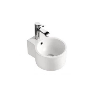 Lave main rond - Céramique Blanc - 35 x 28 cm - Naples