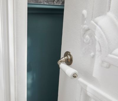 Lave mains à suspendre en céramique terrazzo, l.40 x H.10 x P.23 cm, Homesight Savy