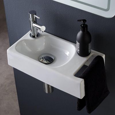 Lave mains suspendu avec porte serviette Dallas