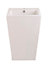 Lave-mains totem céramique blanc GoodHome Komoe 52 cm