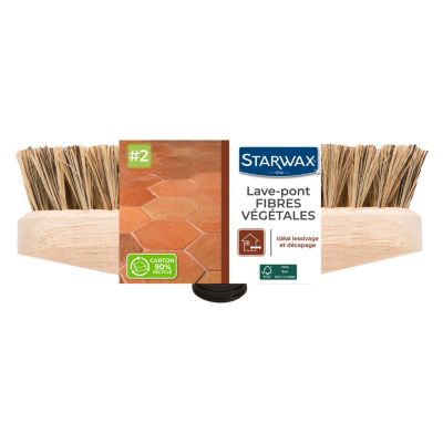 Lave-pont fibre végétale Starwax L.23 x l.11cm