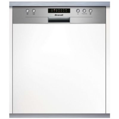 Lave-vaisselle 60cm 14 couverts 44db intégrable avec bandeau Brandt BDB424LX