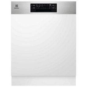 Lave-vaisselle 60cm 14c 42db intégrable avec bandeau Electrolux EEM48300IX