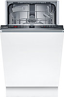 Lave vaisselle encastrable 10 couverts Bosch SPV2HKX42E L. 45 cm blanc