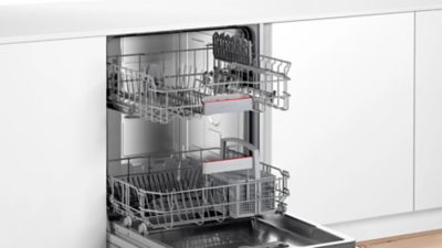 Lave-vaisselle encastrable 12 couverts Bosch SMI4HTS31E L. 60 cm blanc