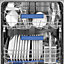 Lave-vaisselle encastrable 13 couverts Universel l. 60 cm STL2501CFR Smeg noir