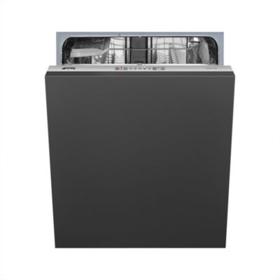 Lave-vaisselle encastrable 13 couverts Universel l. 60 cm STL281DS Smeg gris métal