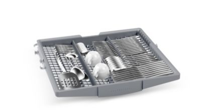 Lave-vaisselle encastrable 14 couverts Bosch SMV4EVX02F L. 59.8 cm blanc
