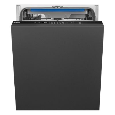 Lave-vaisselle encastrable 14 couverts l. 60 cm STL362DQ Smeg noir