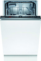 Lave-vaisselle encastrable 9 couverts Bosch SPV2IKX10E L. 44.8 cm blanc