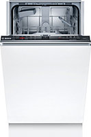 Lave-vaisselle encastrable 9 couverts Bosch SRV2IKX10E L. 44.8 cm blanc
