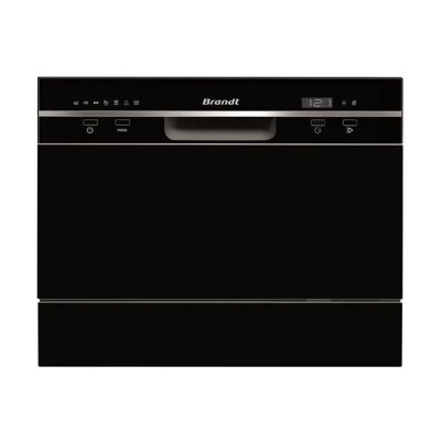 Lave-vaisselle pose libre BRANDT 6 Couverts 55cm F, BRANDTDFC6519B