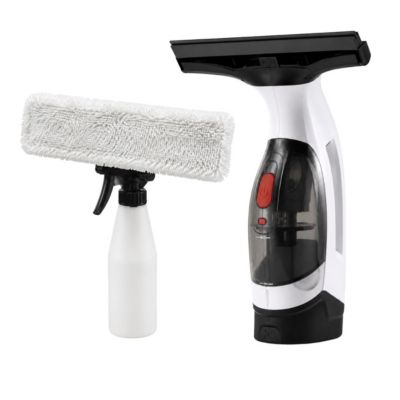 Lave Vitres Sans Fil à batterie Lithium 3,7 V 150ml Raclette 280mm Pulvérisateur & Microfibre Itools