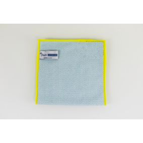 Lavette Microfibre 20x40cm surjet jaune lot de 5 - Concept Manufacturing