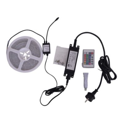 Le LED 'Stripe' outdoor 1000 cm, 36 watts, blanc chaud, avec changement de couleur, dimmable, télécommande et accessoires inclus