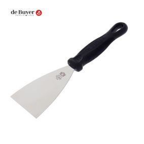 Le Marquier Spatule triangle en acier inox - lame flexible - manche en polyamide