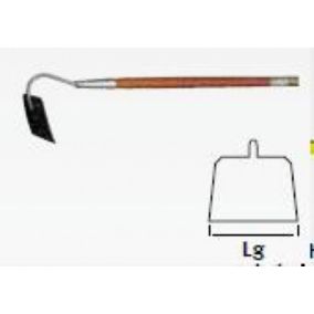 Leborgne Binette 12 cm Compact - manche bois 130 cm certifié PEFC 100%