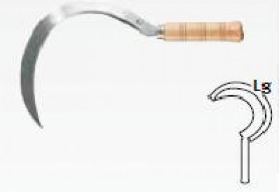 Leborgne Faucille à dents - 30 cm