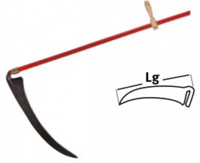 Leborgne Faux à herbe sans talon - 65 cm - sans manche