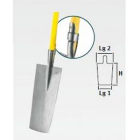 Leborgne Louchet de pépiniériste - 40 cm - manche béquille Novagrip