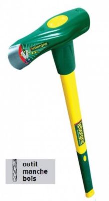 Leborgne Merlin éclateur 2,5 kg - manche bois certifié 90 cm
