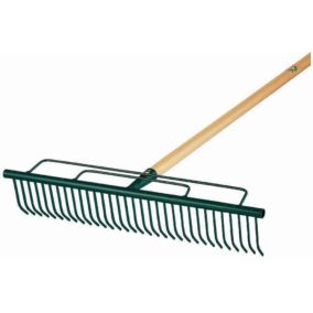 Leborgne Râteau à gazon 32 dents - manche bois certifié PEFC 100%