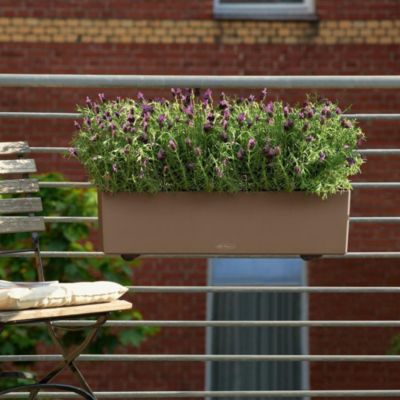 Lechuza Cottage Balconera Pot De Fleurs Blanc 79x19x19 Cm Avec Réserve D'Eau