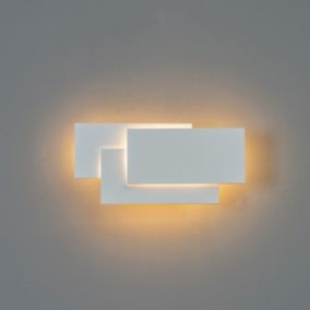 LED Applique design tripartie blanche - Trio