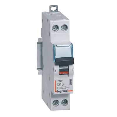 Legrand   406802   Disjoncteur DNX3 1P plus NG D16 4500A 6KA