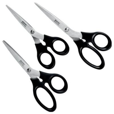 Leitz 54260095 - Set de 3 ciseaux universels ambidextres 165/185/205 mm