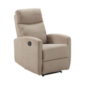 LERIDA - Fauteuil Relax Electrique Tissu Beige