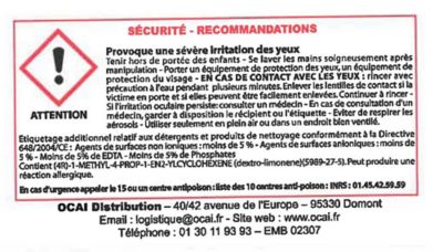 Lessive Rénovocai 1L