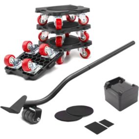 Leve Meuble Lourd, Deplace Meuble Kit avec Roue Rotative à 360 Degrés et Leve Meuble,Utilisé pour Meubles Lourds