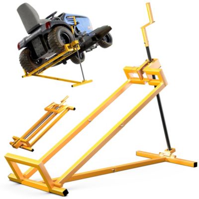 Leve tracteur Tondeuse Supporte 400 kg max Jaune VOUNOT