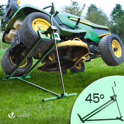 Leve tracteur Tondeuse Supporte 400 kg max Vert VOUNOT