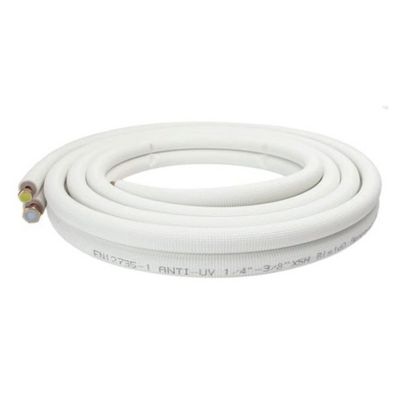 Liaison Frigorifique 1/4-3/8 Pré-Dudgeonnée Liaison Flare bi tube M1 Sannover 7 Mètres