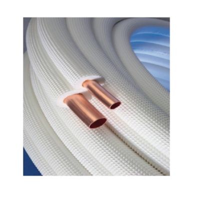 LIAISON FRIGORIFIQUE CLIMATISATION CUIVRE BI TUBE NUE 1/4 3/8 M1 EN 7 METRES